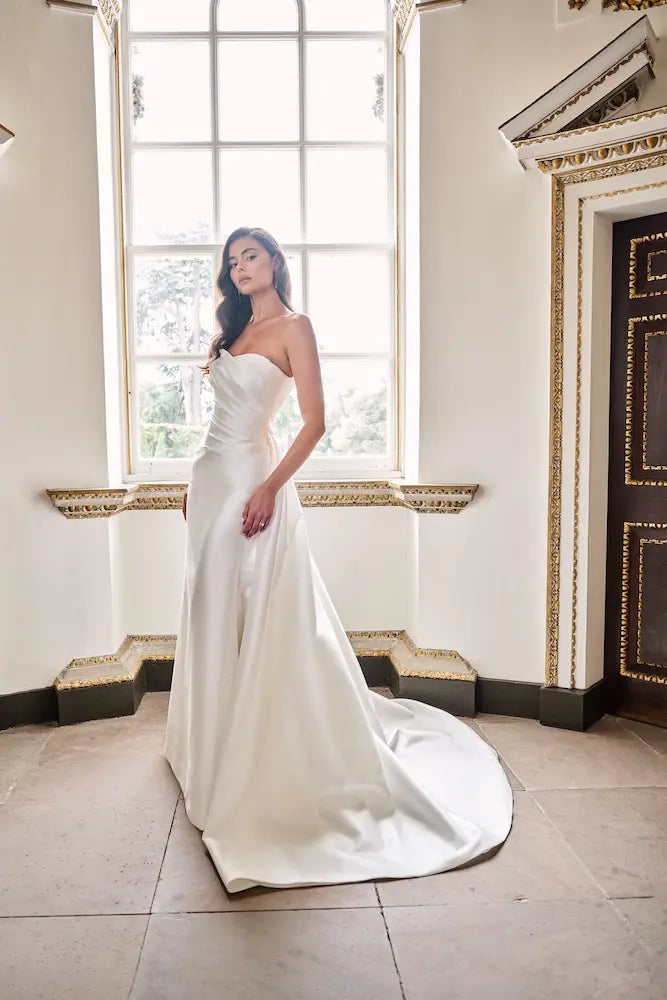 Suzanne Neville Arielle designer wedding dress