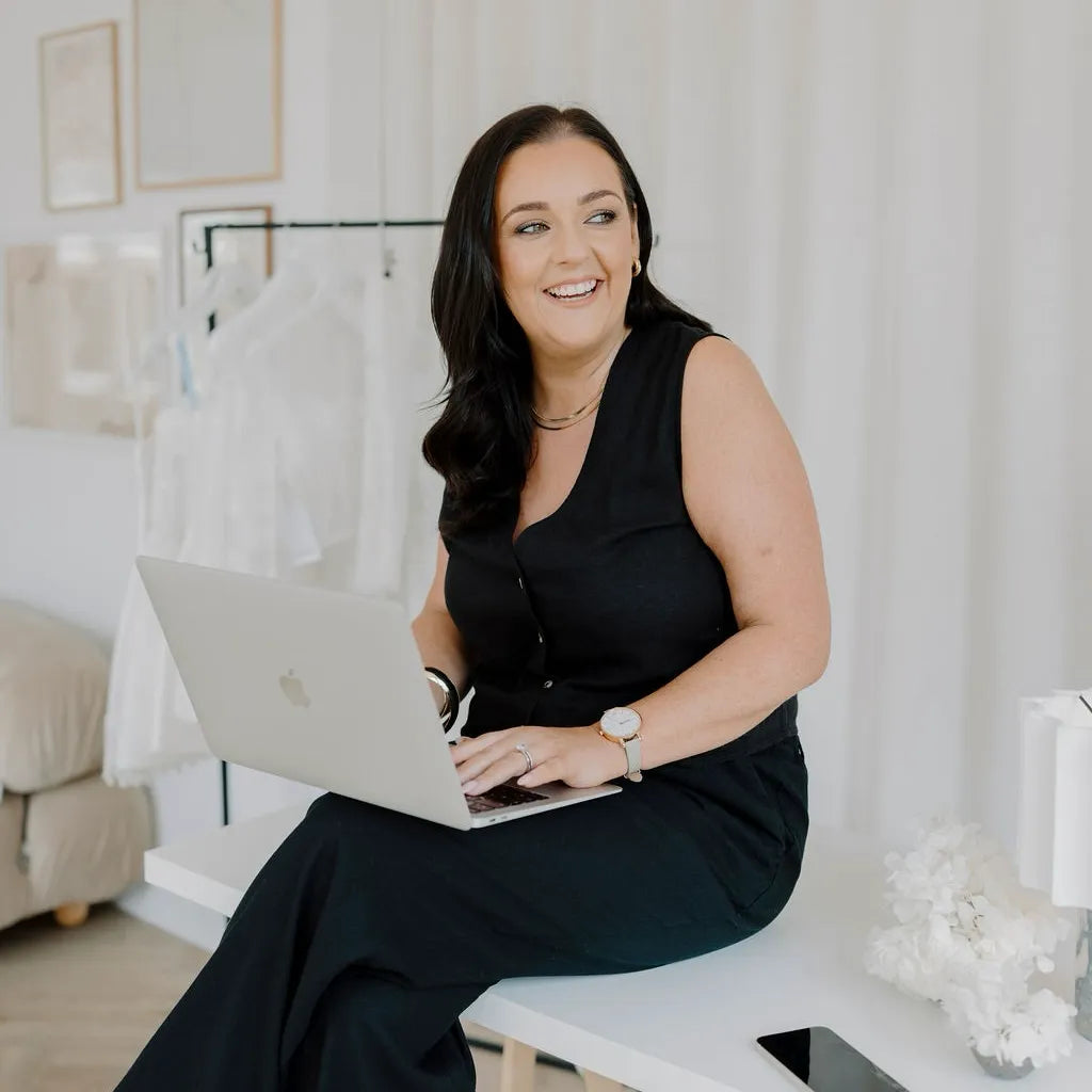 Ashleigh in Marrime wedding shop in Newcastle