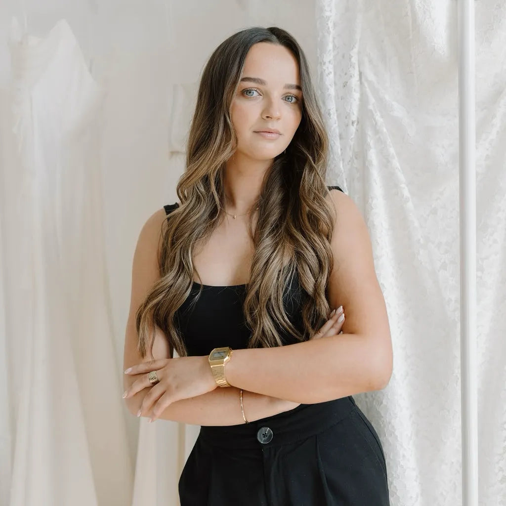 Mia Tait at Marrime Bridalwear in Newcastle