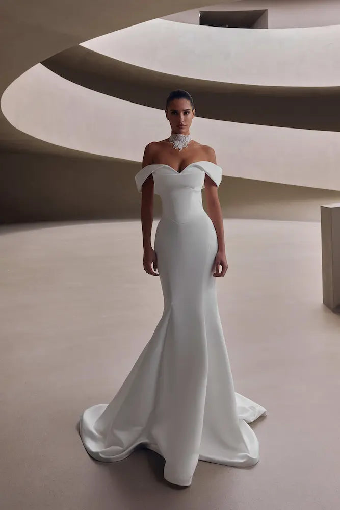 Milla Nova White and Lace Elarinne Wedding Dress | Marrime Newcastle