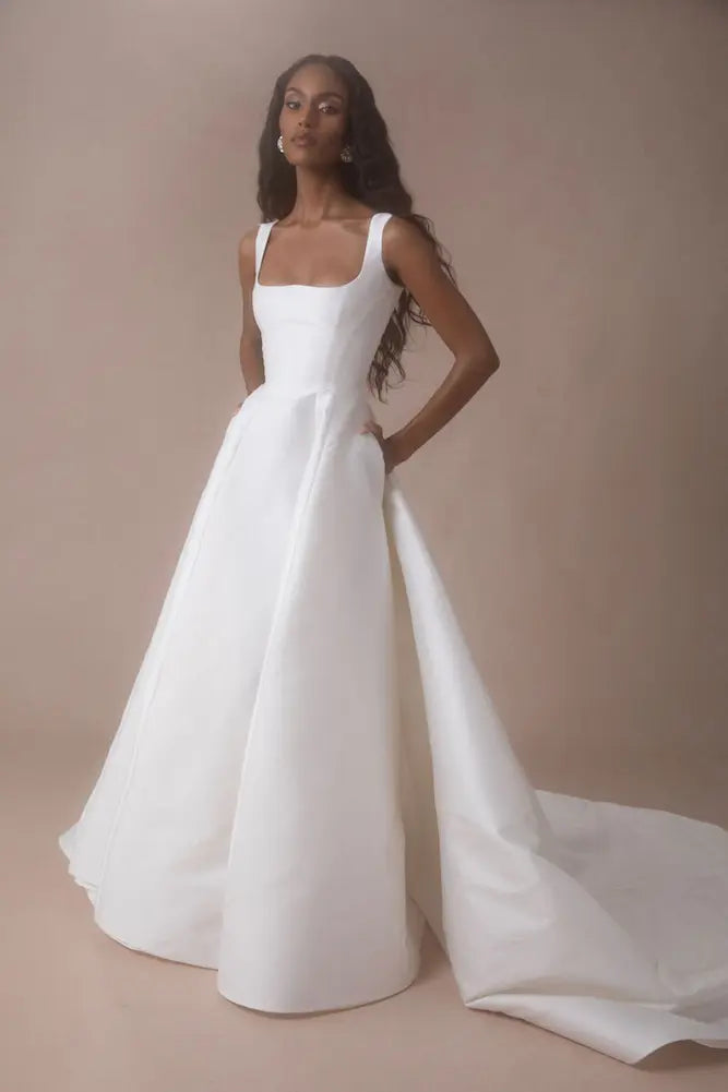 Sarah Seven Jett designer wedding dress