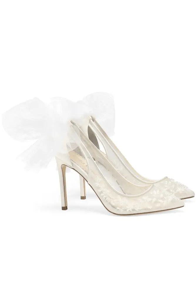 Bella Belle Edna Lace High Heel Wedding Shoes | Brides Designer Shoes Bella Belle Edna Lace High Heel Wedding Shoes | Brides Designer Shoes