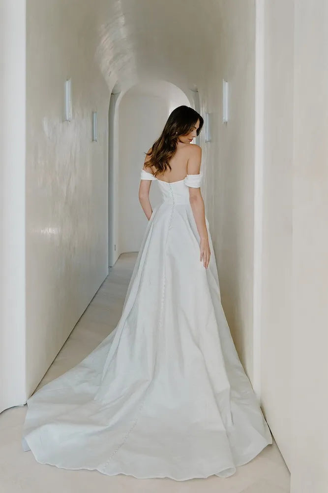 Trish Peng Paisley Wedding Dress