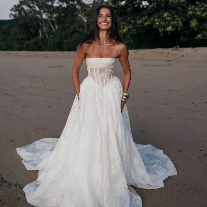 Alena Leena Jacaranda Wedding Dress