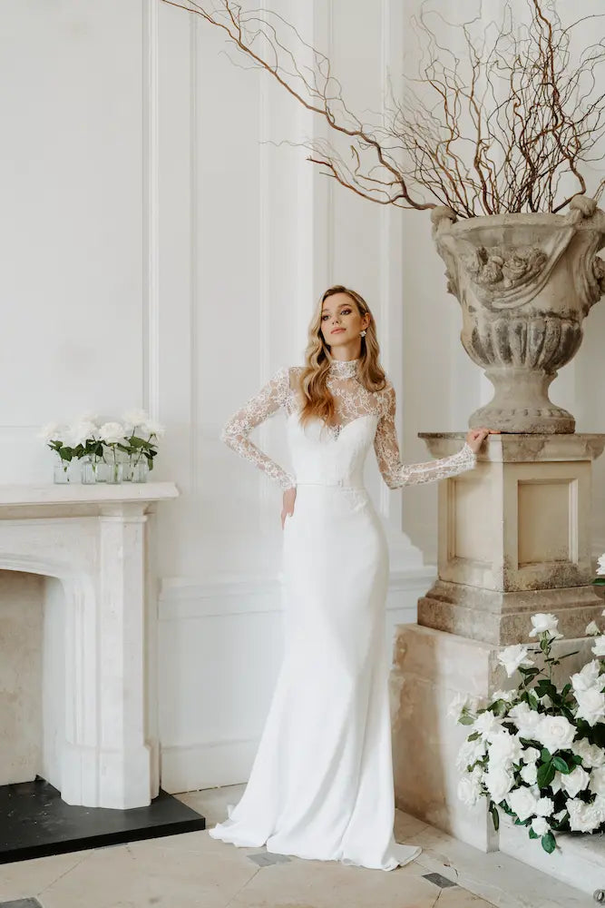 Suzanne Neville wedding dress
