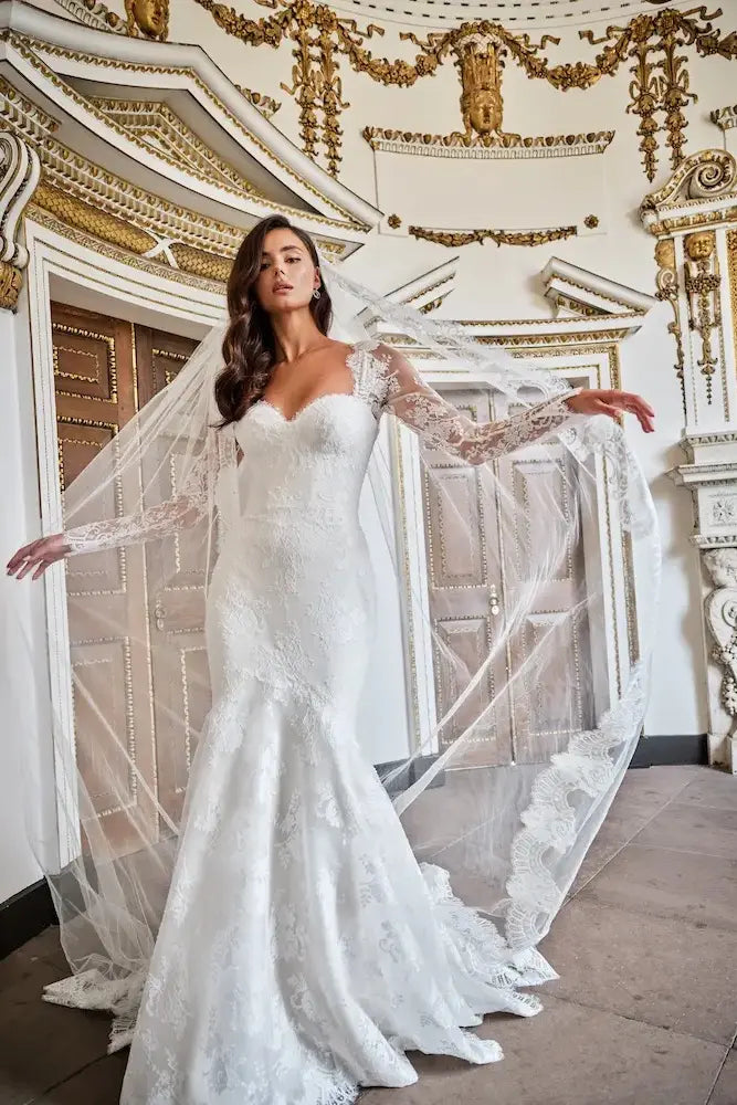 Suzanne Neville wedding dress