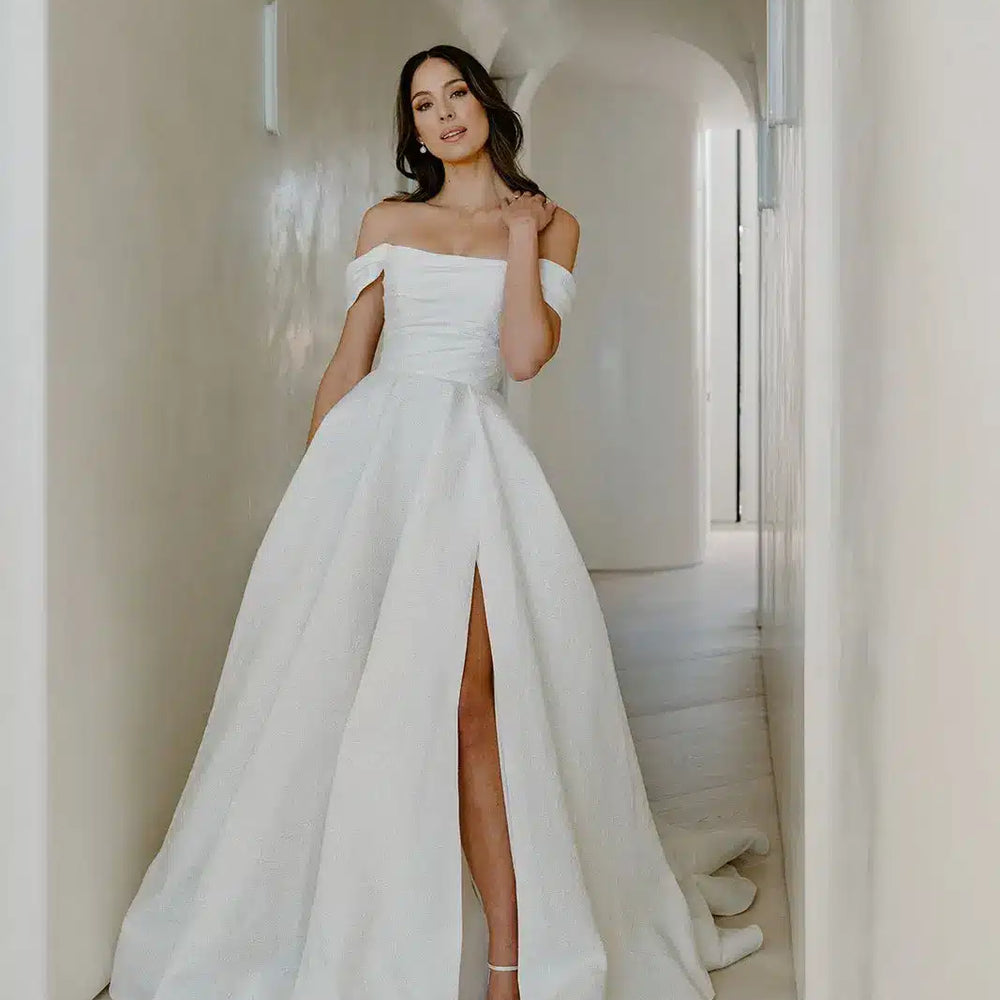 Trish Peng Paisley Designer Wedding Dress