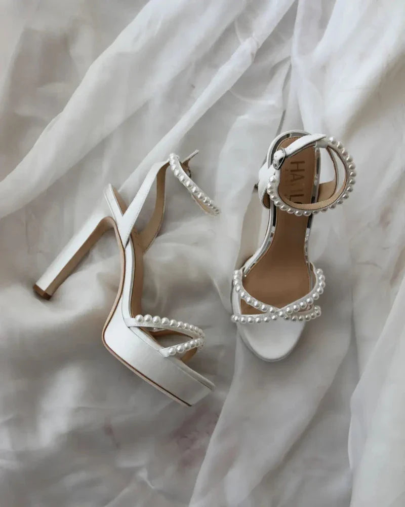 Platform Heel Wedding Shoes Platform bridal shoes from Marrime, UK — free download