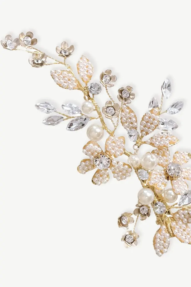Ivory & Co. Crocus Bridal Hairclip Gold