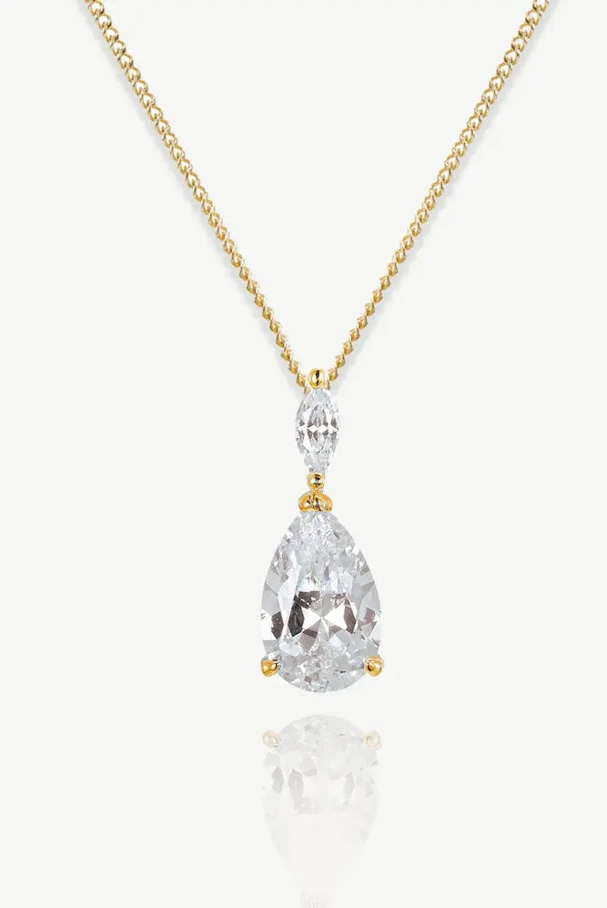 
                  
                    Ivory & Co. Genova Bridal Pendant Necklace Gold
                  
                