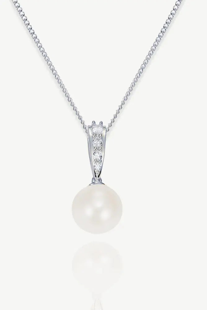 Ivory & Co. Berwick Pearl Bridal Pendant Necklace
