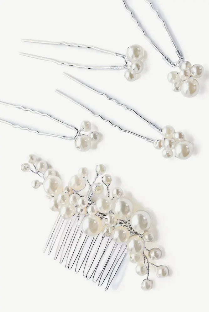 Ivory & Co. Harper Pearl Hairpin Set