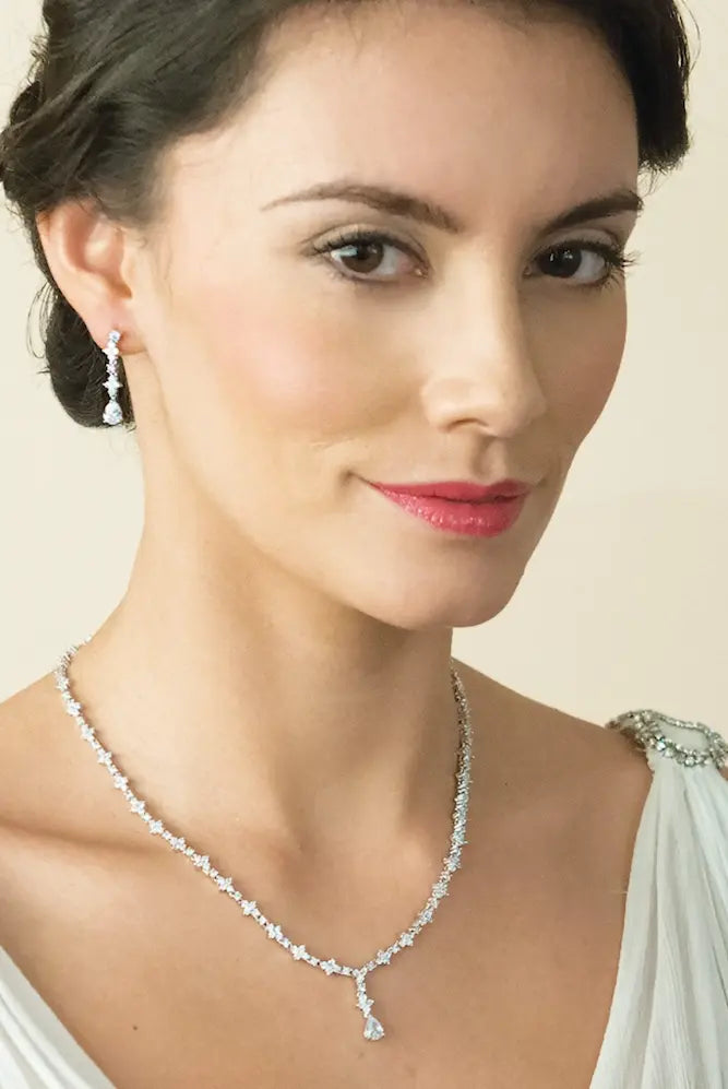 Ivory & Co. Kensington Crystal Drop Brides Jewellery Set | Accessories