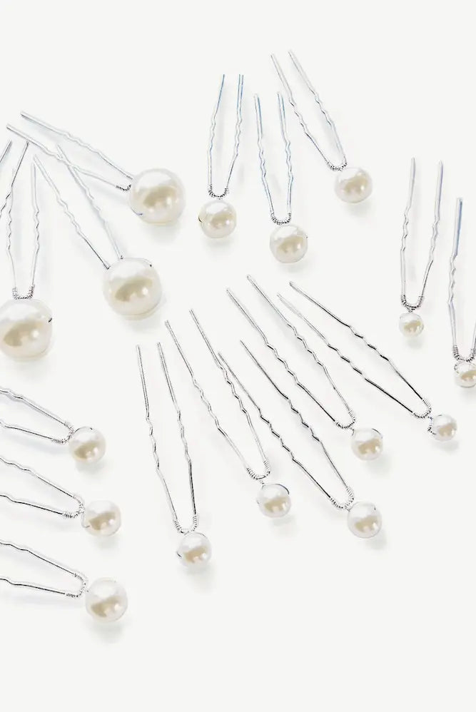 Ivory & Co. Pearl Hairpin Set