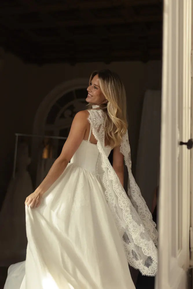 MWL Bride Mini Lace Scarf
