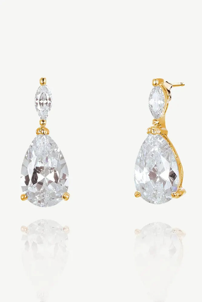 
                  
                    Ivory & Co. Genova Gold Bridal Earrings
                  
                