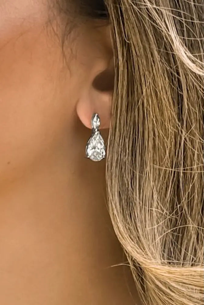 Ivory & Co. Genova Bridal Earrings Silver