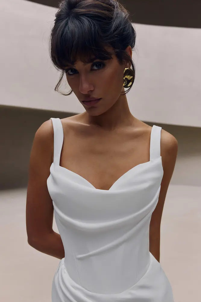Milla Nova White and Lace Celisetta designer wedding dress