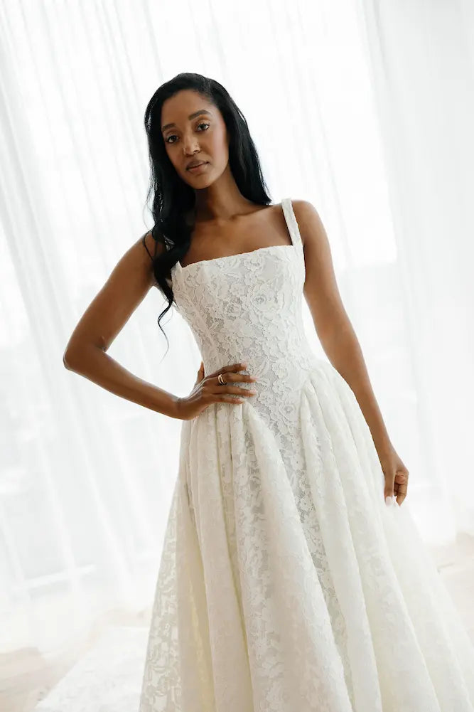 Alena Leena Sunrose designer wedding dress