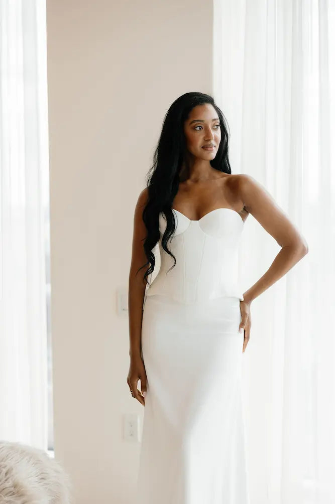 Alena Leena Canna Corset & Skirt designer wedding dress