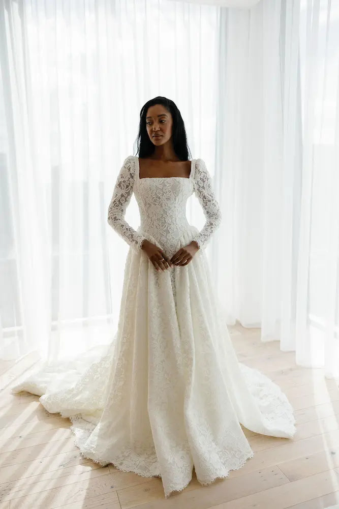 Alena Leena Sunrose designer wedding dress