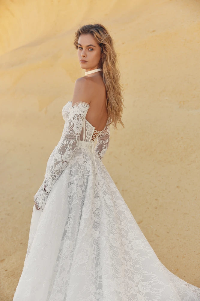 Eva Lendel Argo designer wedding dress