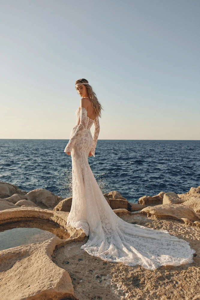 Eva Lendel Fjord designer wedding dress