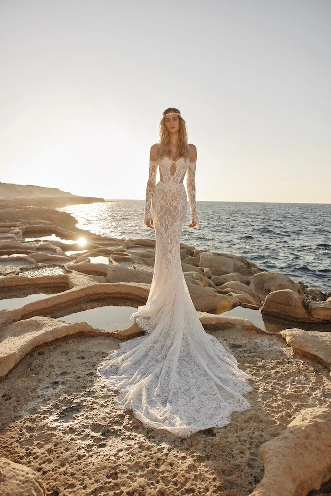 Eva Lendel Fjord designer wedding dress
