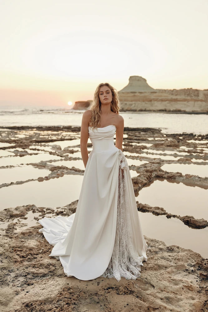 Eva Lendel Sargas designer wedding dress