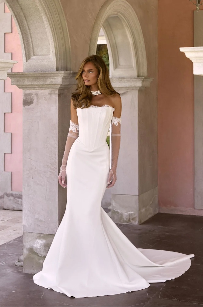 Jane Hill Bloom designer wedding dress