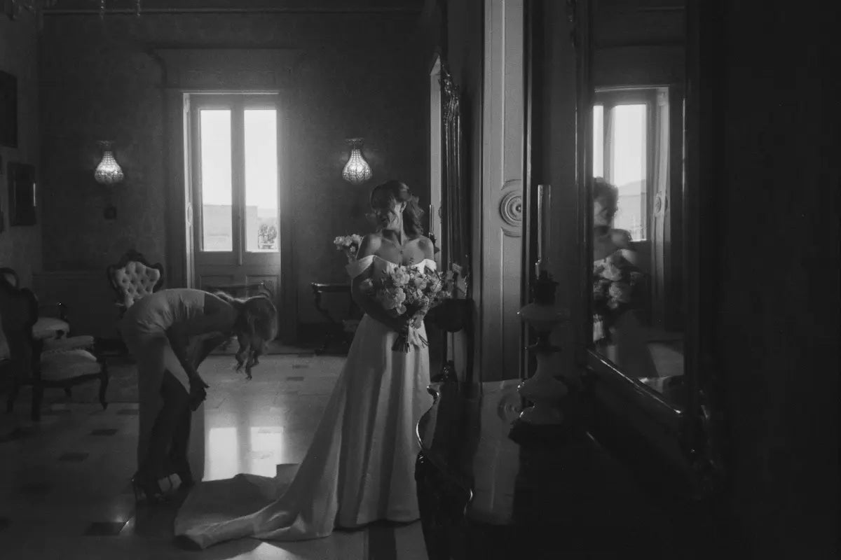 Designer wedding dress