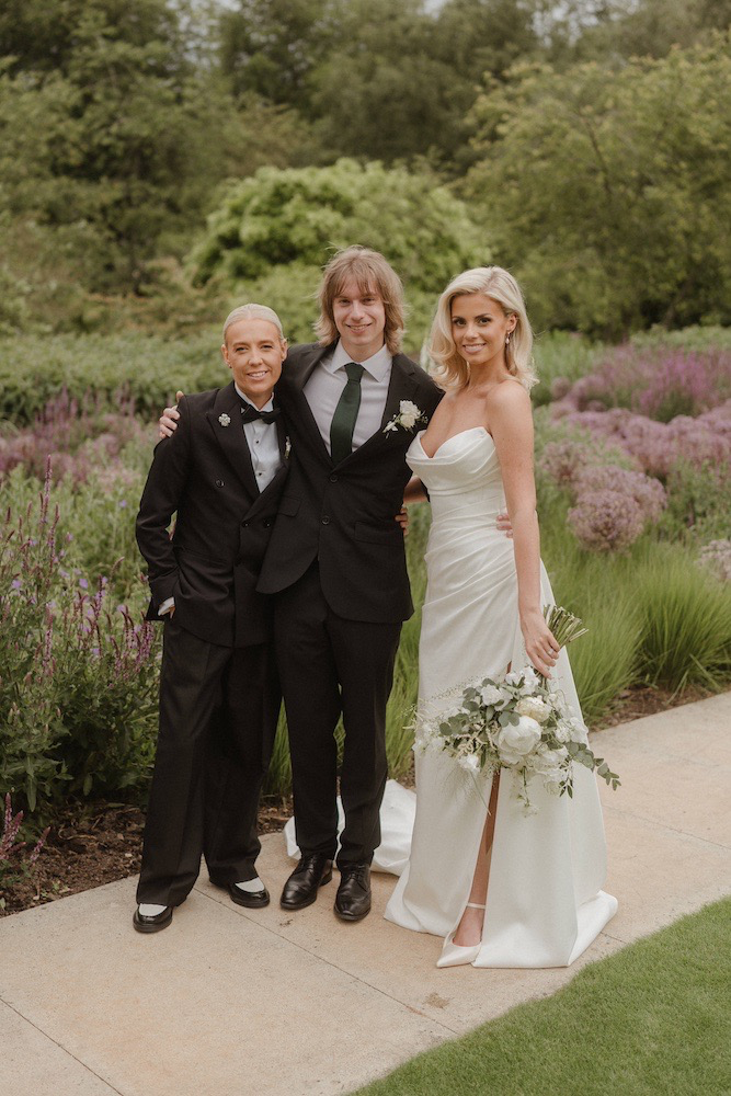 Marrime bride Jane Hill Huntleigh designer wedding dress
