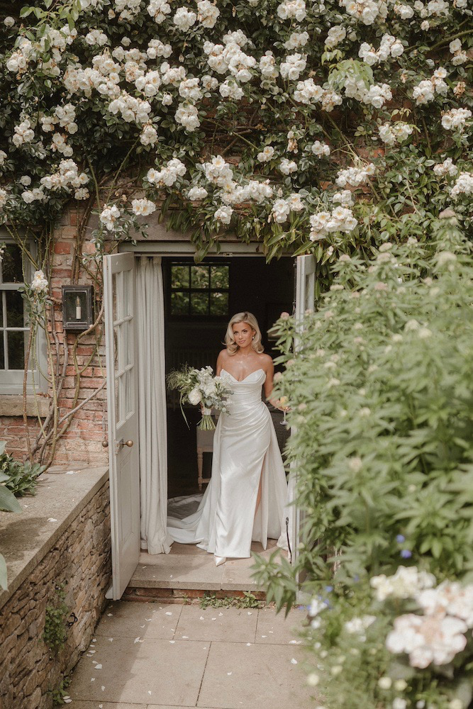 Real Marrime bride designer wedding dress