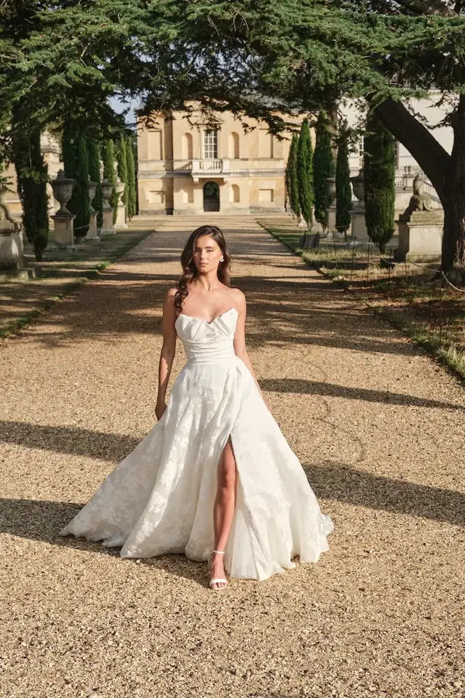 designer wedding dress suzanne neville beautiful 
