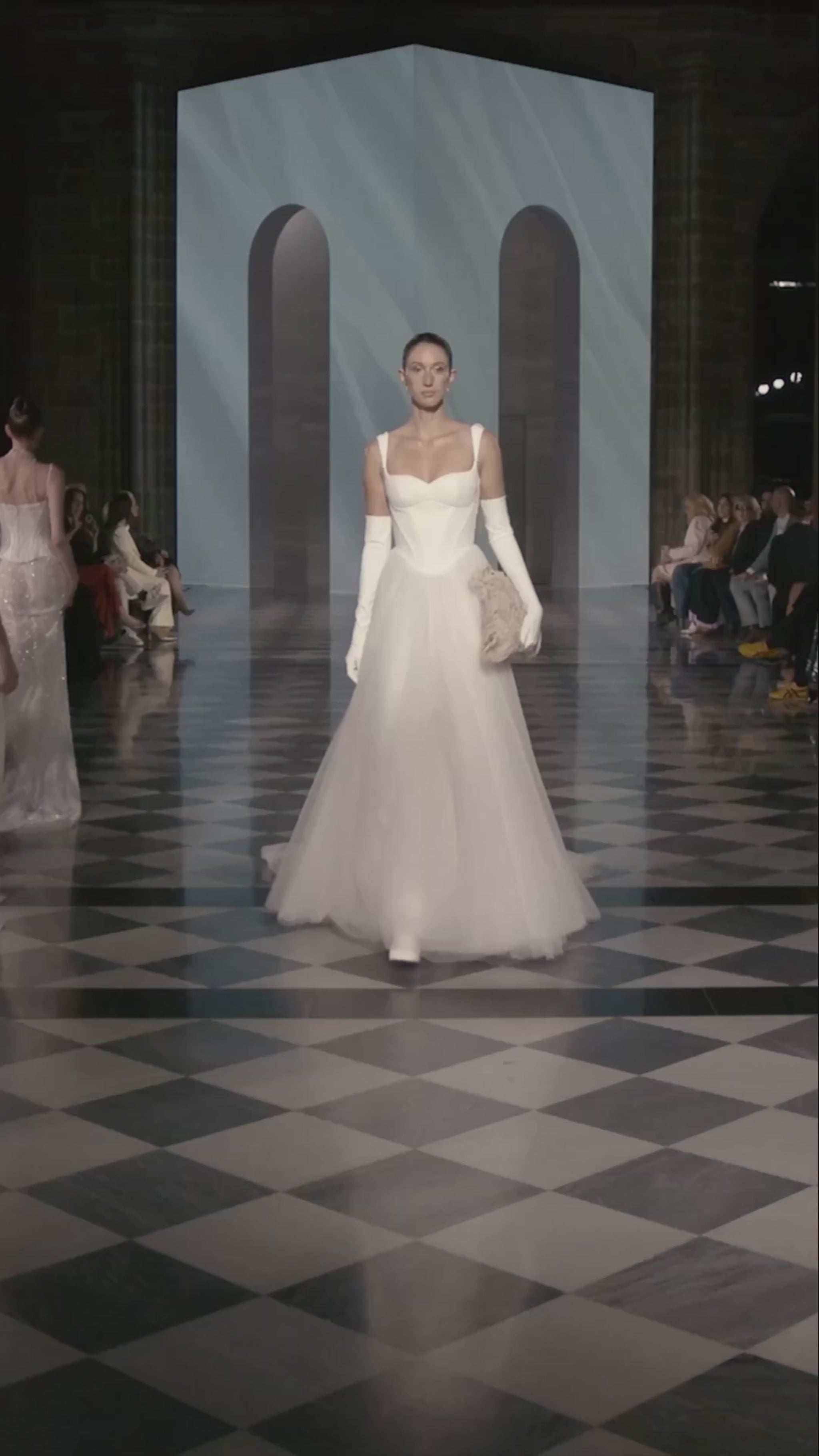 Milla Nova White and Lace Briselle Wedding Dress