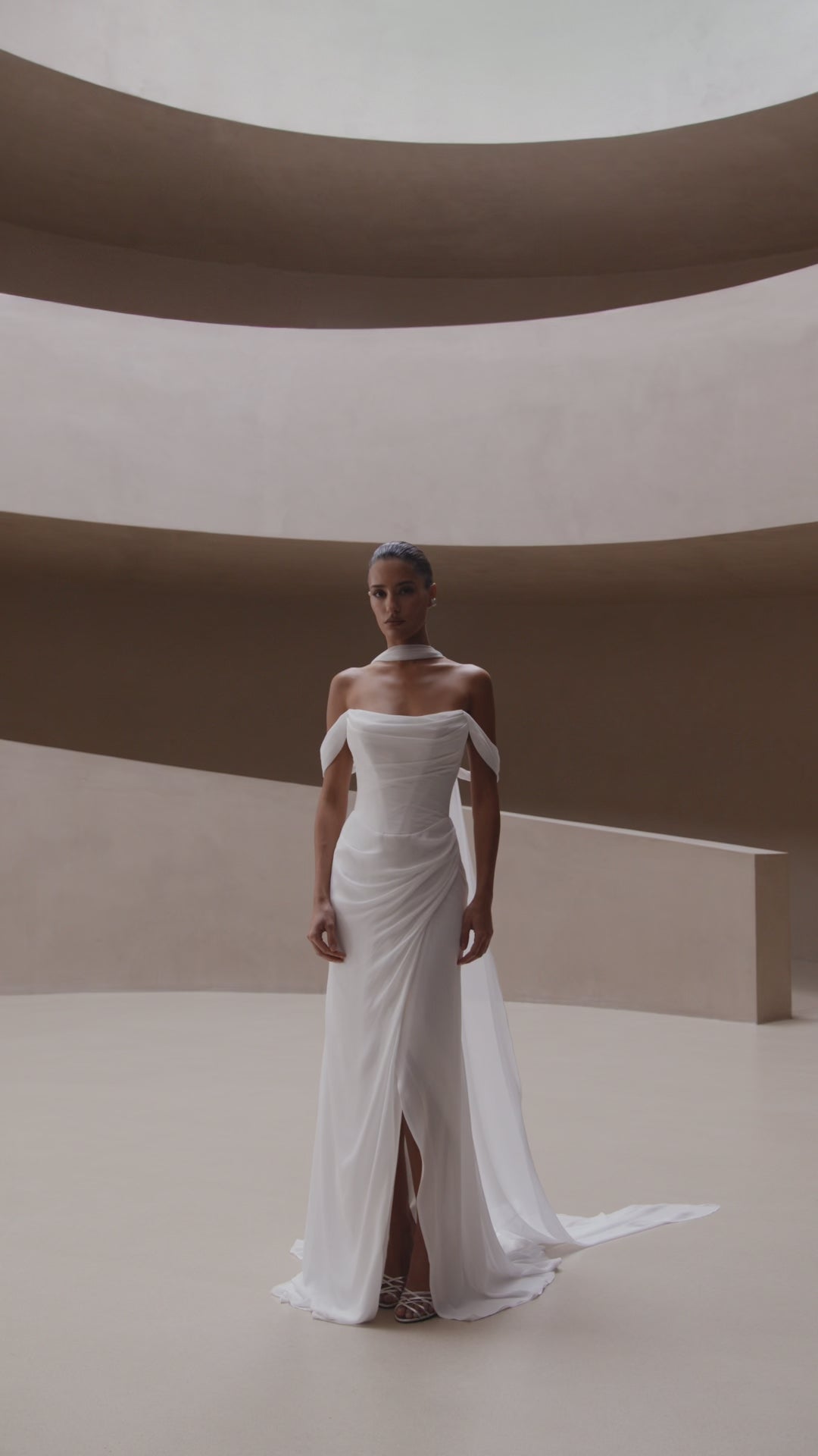 Milla Nova White and Lace Elyssar Wedding Dress