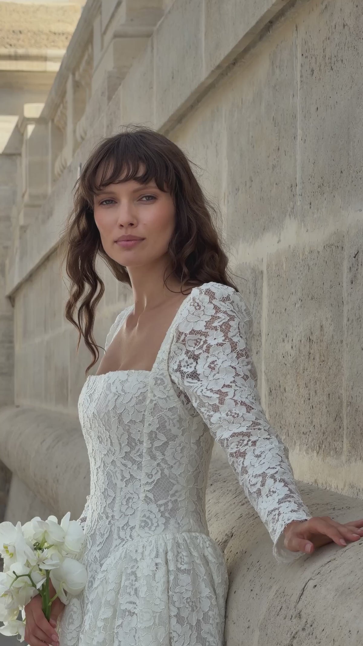 Alena Leena Sunrose designer wedding dress