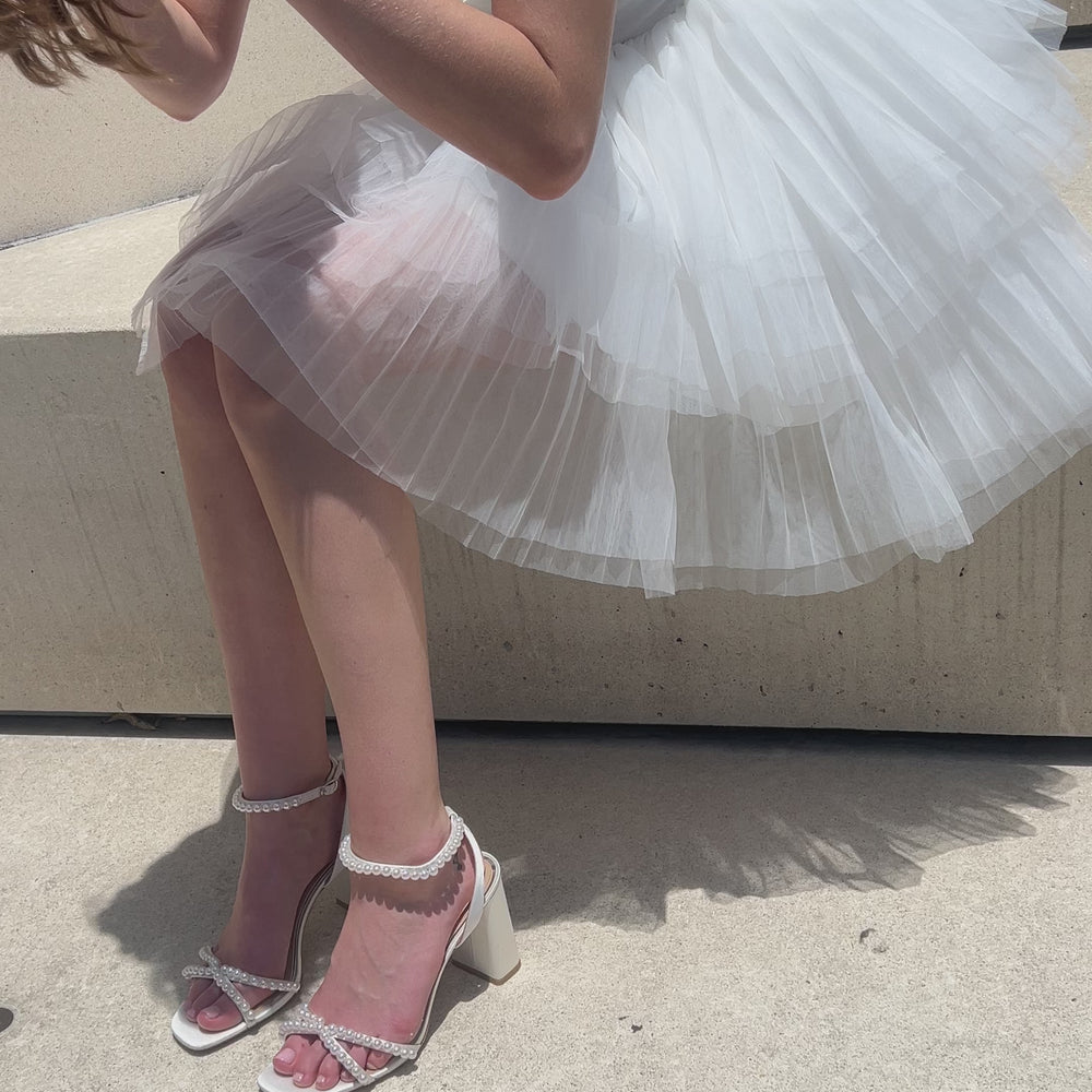 
                  
                    Load and play video in Gallery viewer, Harlo Emma Evie Wedding Shoes
                  
                