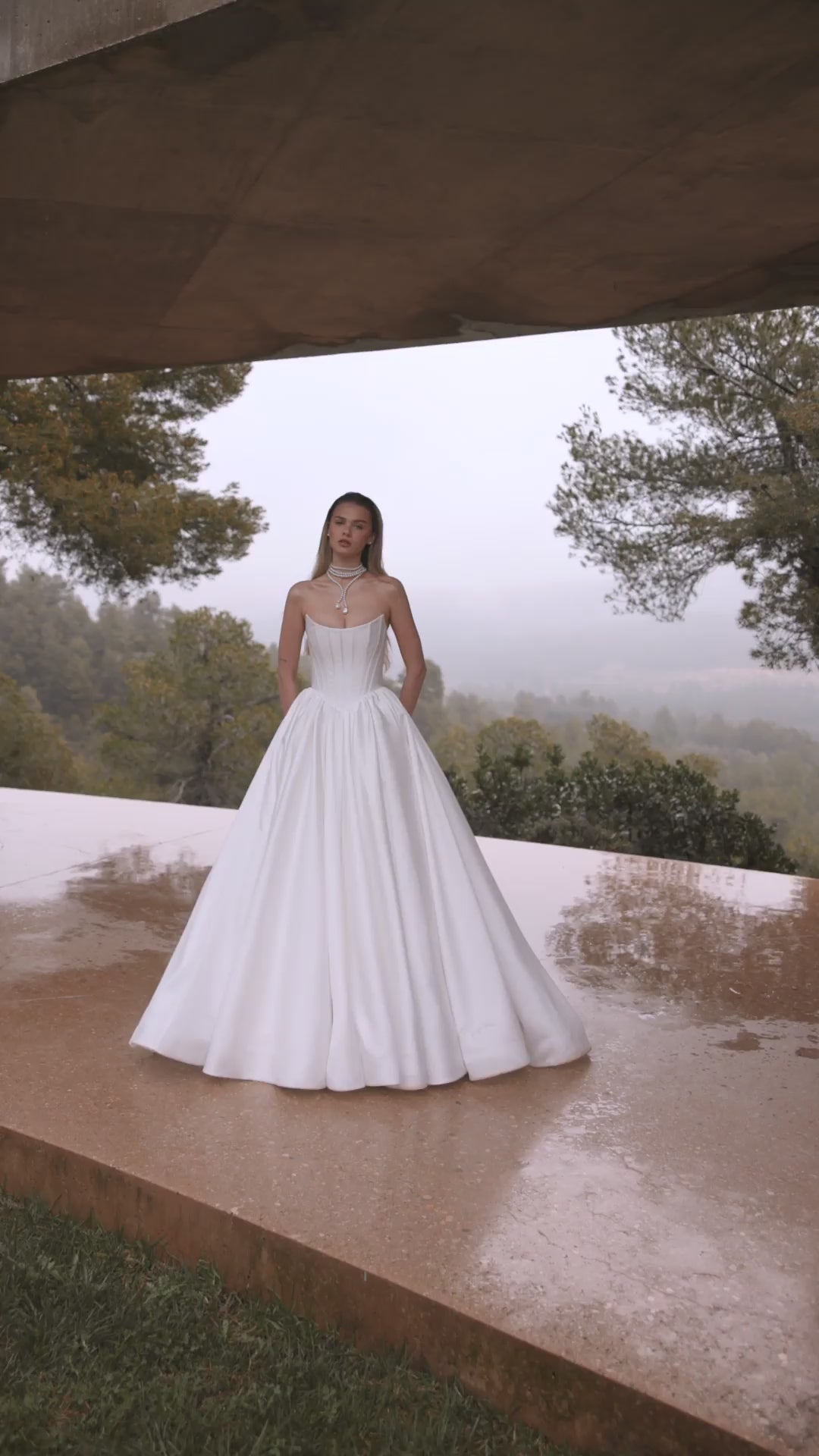 Eva Lendel Lake Wedding Dress
