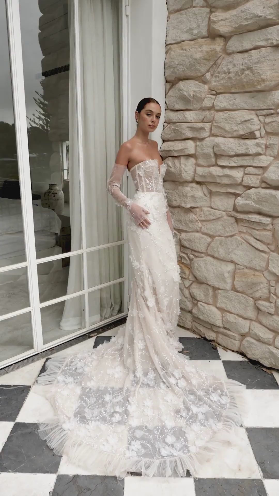 Alena Leena Cosmos Wedding Dress