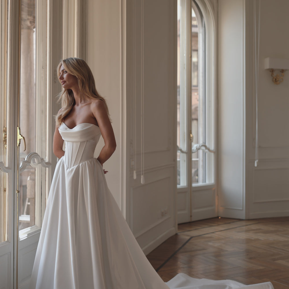 
                  
                    Load and play video in Gallery viewer, Milla Nova White and Lace Annaliese
                  
                