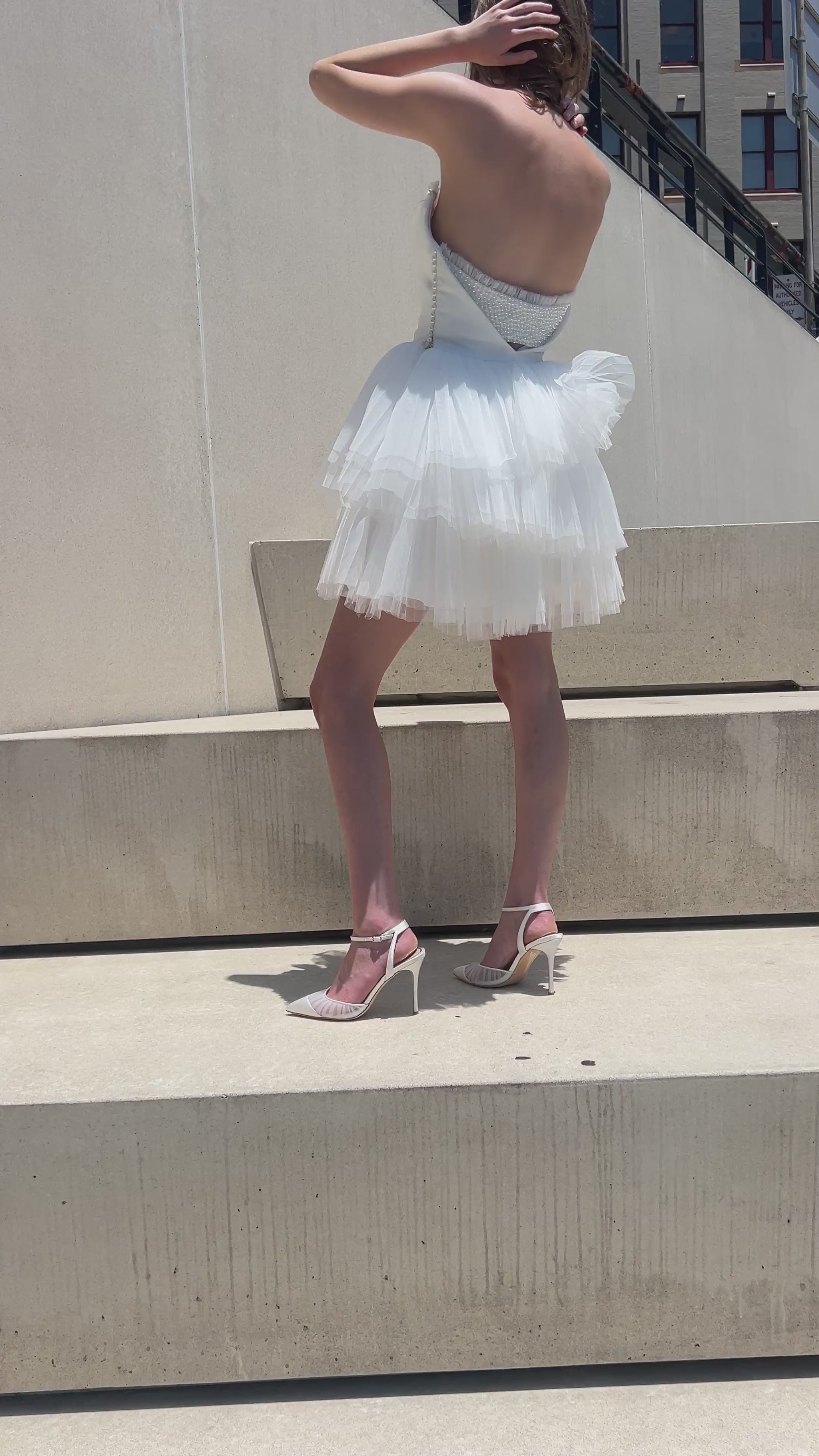 Harlo Emma Chantelle Tulle Wedding Shoes