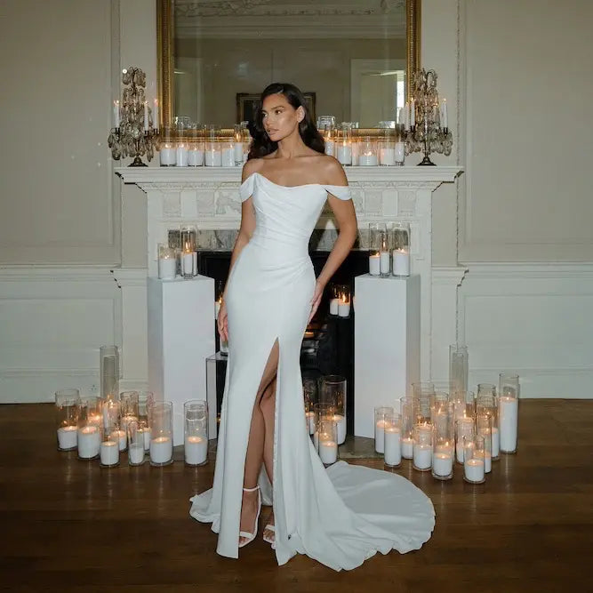 Designer wedding dresses Suzanne Neville Foxglove