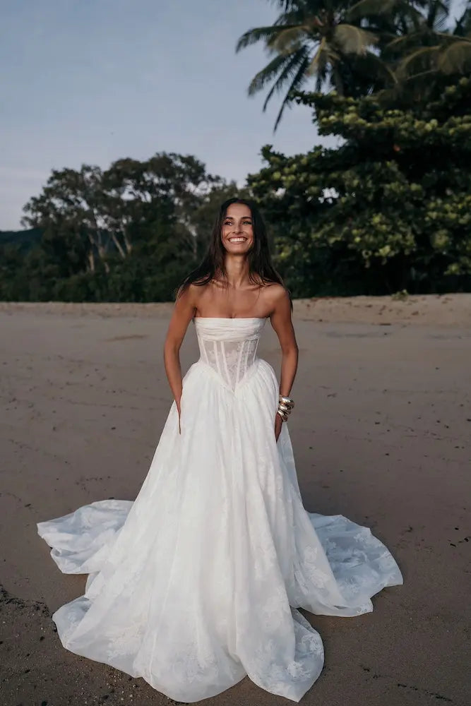 Alena Leena Jacaranda Wedding Dress