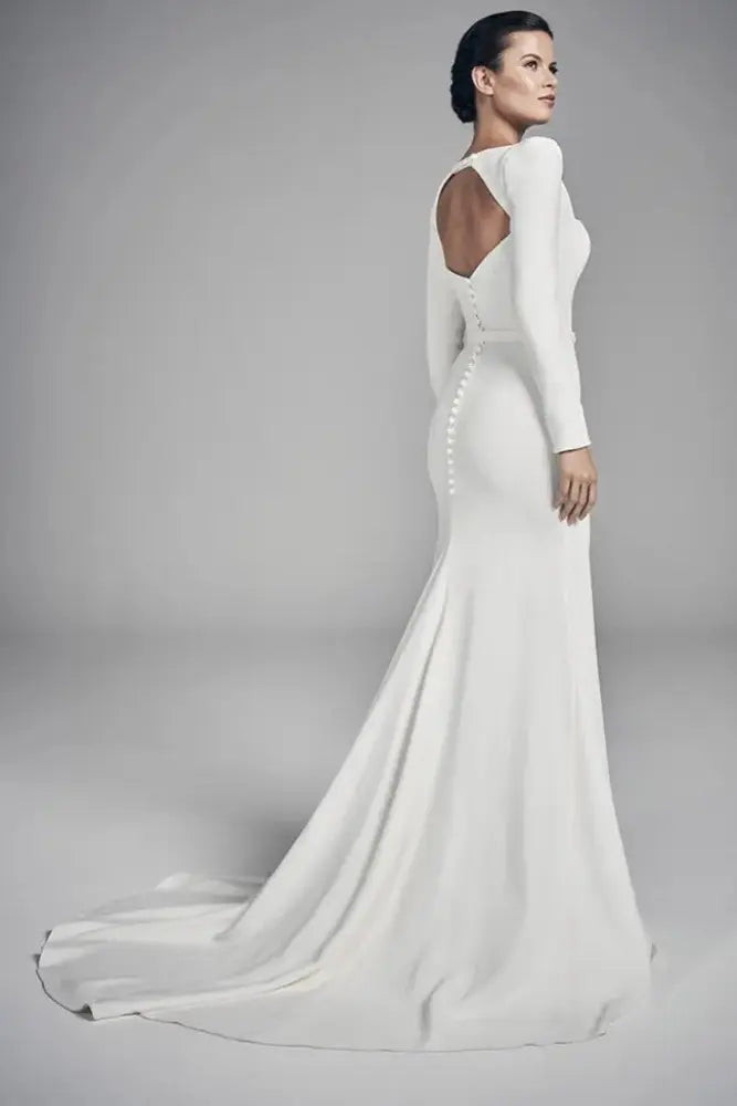 Suzanne Neville Amber designer wedding dress