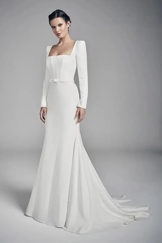 designer wedding dress suzanne neville amber