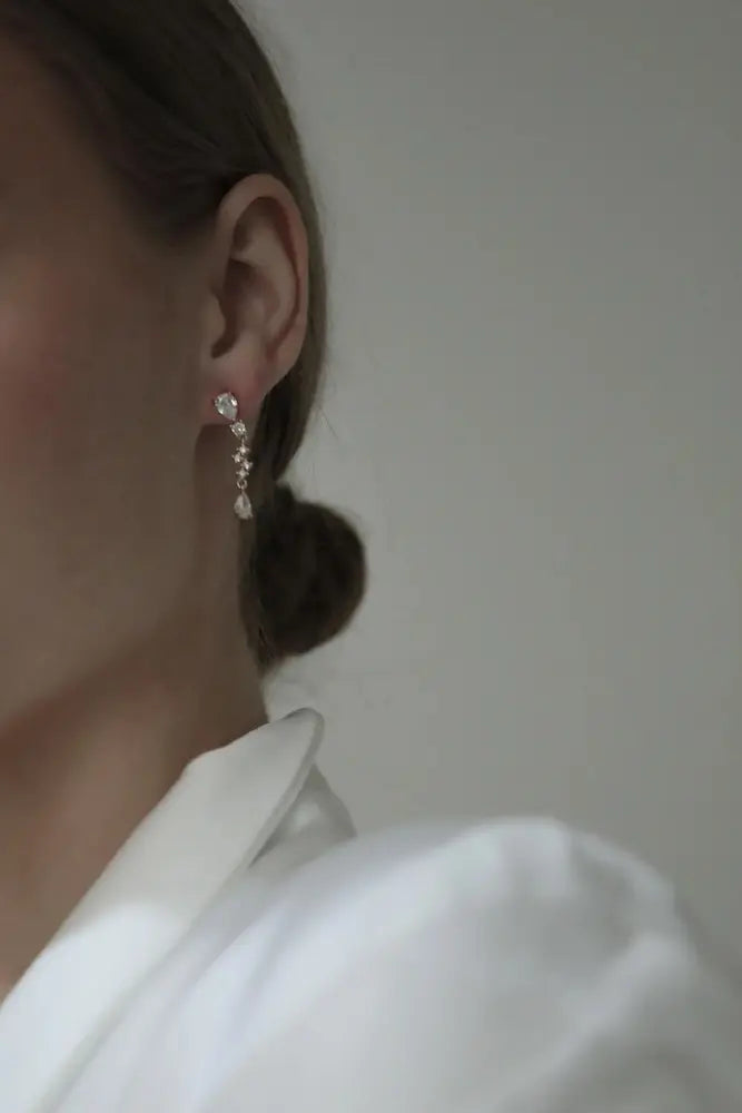 
                  
                    Studio Bride By A.B. Ellie Cluster Drop Earrings
                  
                