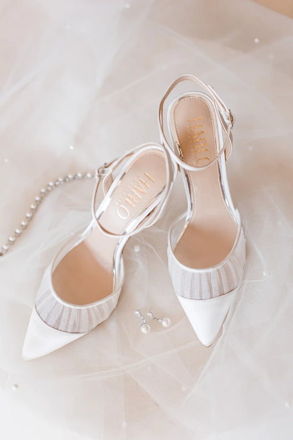 Harlo Chantelle Tulle Point Wedding Shoes