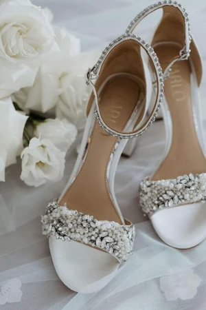 Embellished Flat Bridal Sandals Ivory | Women's Shoes | Monsoon UK.