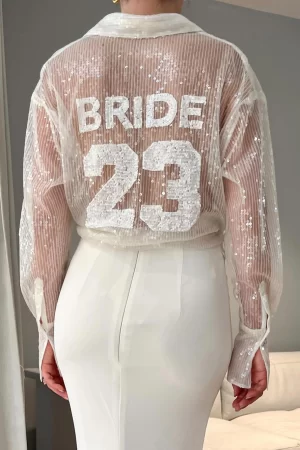 Chosen by KYHA Sylvester bride 23 sequin shirt